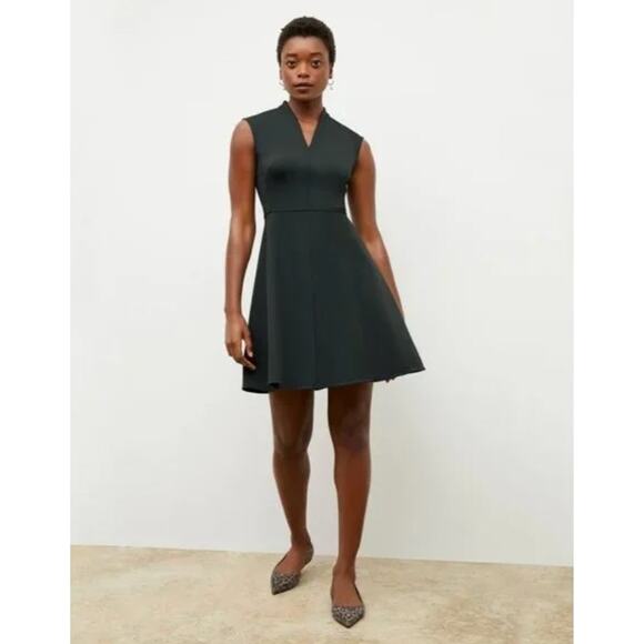 M.M. Lafleur The Ruth Wool Dress size 4 Black A-Line Sleeveless Career S Small - Picture 1 of 14